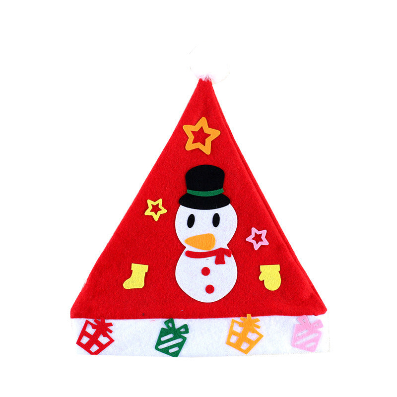 DIY Christmas Hat Christmas Children's Nursery School Christmas Necessities and Children's Christmas Hat DIY Christmas Hat Christmas Children's Nursery School Christmas Necessities and Children's Christmas Hat